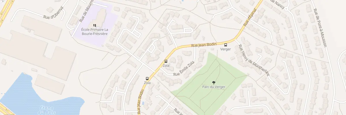 Plan du 5 Rue Emile Zola à Cholet