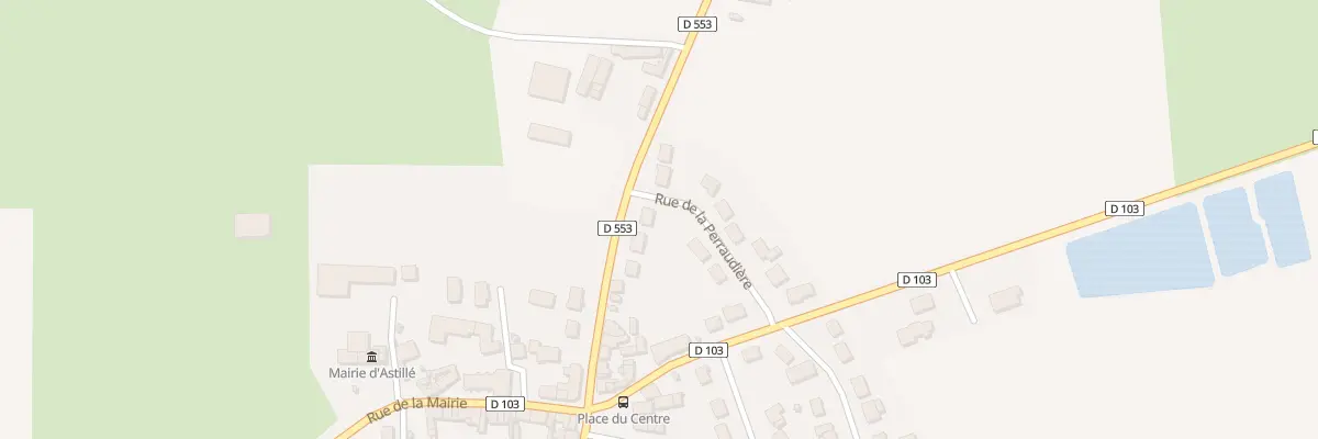 Plan du 14 Rue de la Bréhonnière à Astillé