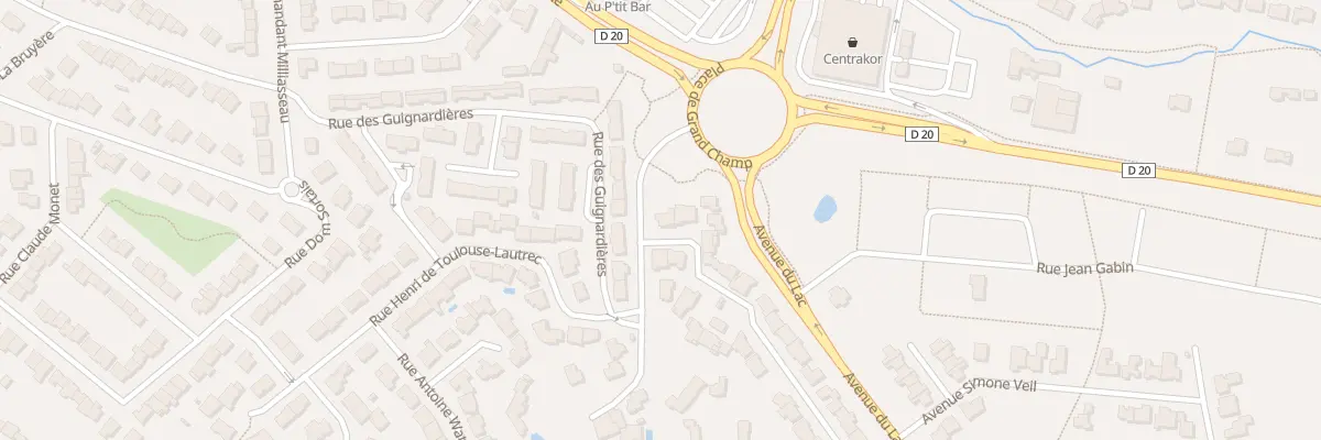 Plan du 1 Rue Marie Laurencin à Cholet