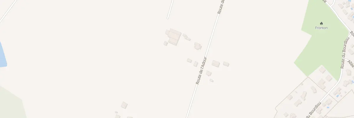Plan du 670 Rte de l’Adour à Bégaar