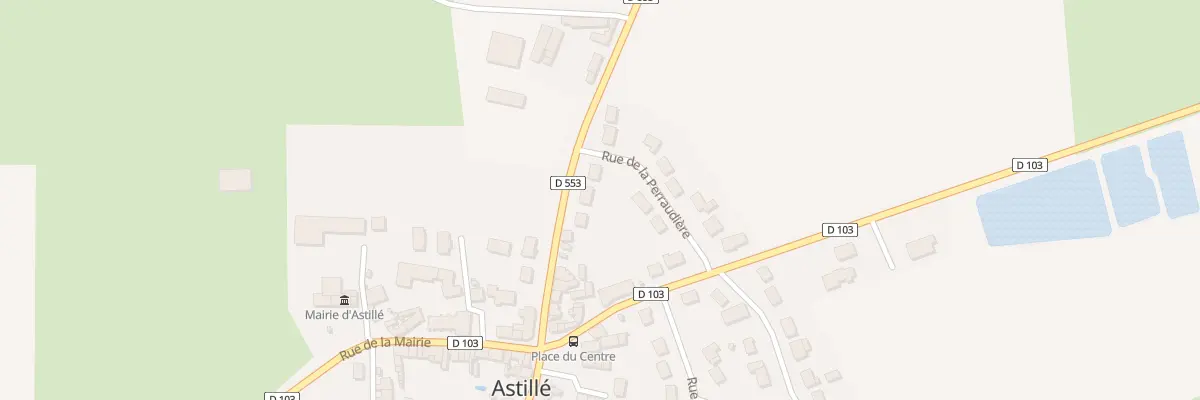 Plan du 12 Rue de la Bréhonnière à Astillé