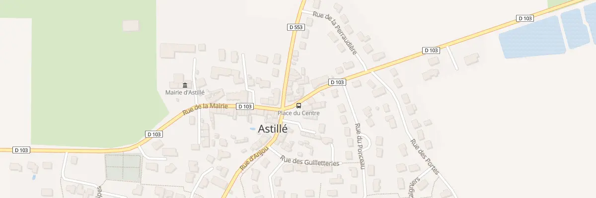 Plan du 3 Rue de Touraine à Astillé
