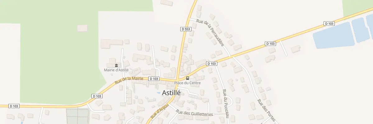 Plan du 6 Rue de la Bréhonnière à Astillé
