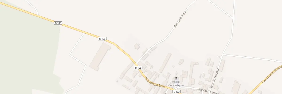 Plan du 35 Rue Joseph Boye à Couquèques