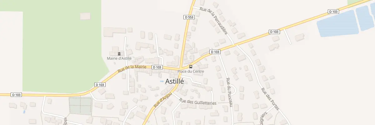 Plan du 1 Rue de Touraine à Astillé