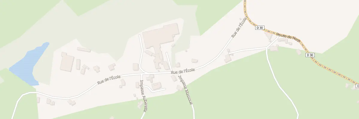 Plan du 806 Rue de l’Ecole à Orriule