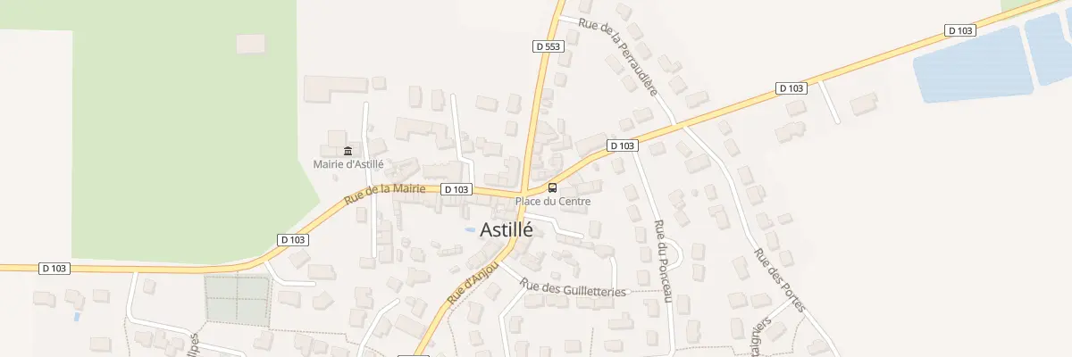 Plan du 2 Rue de la Bréhonnière à Astillé