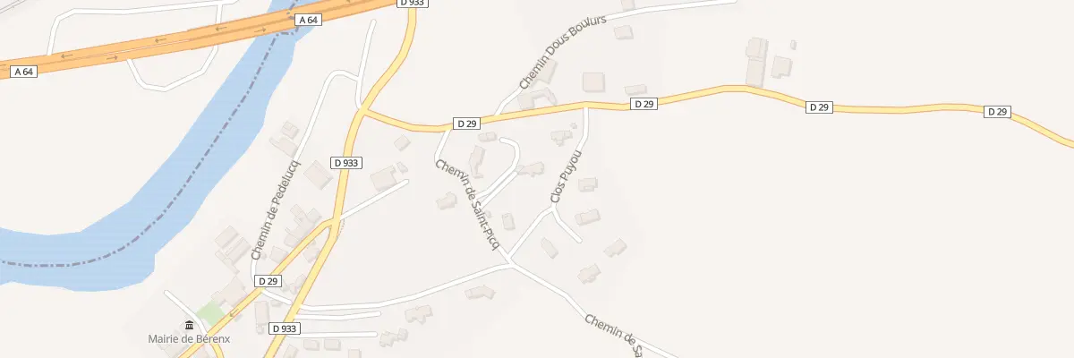Plan du 7 Clos Puyou à Bérenx