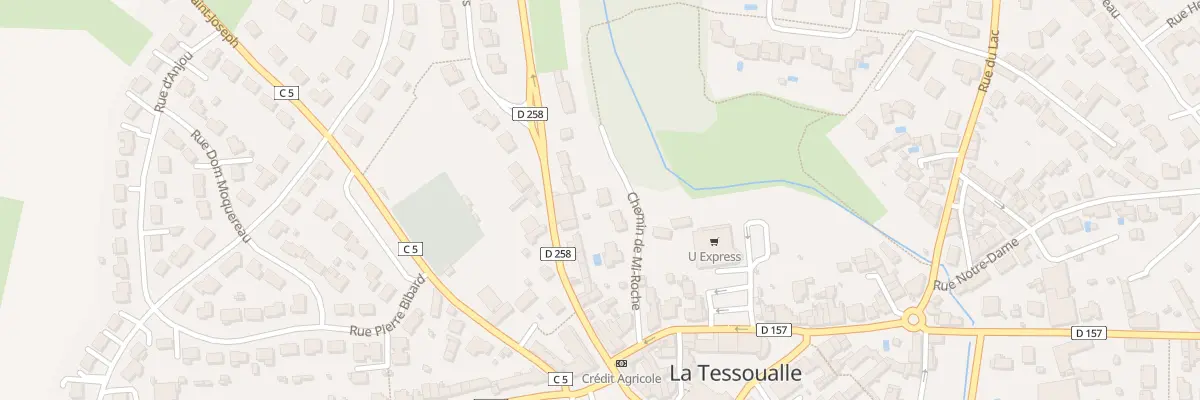 Plan du 5832 Che de Mi-Roche à La Tessoualle
