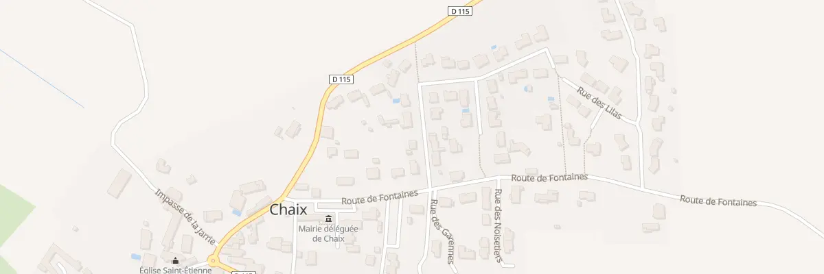Plan du 3 Rue des plantes à Auchay-sur-Vendée