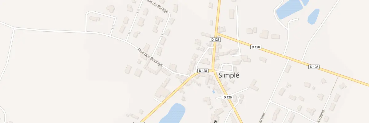 Plan du 5 Rue de l’Eglise à Simplé