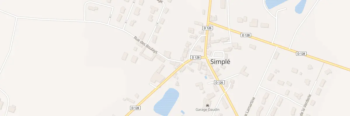 Plan du 1 Rue de l’Eglise à Simplé