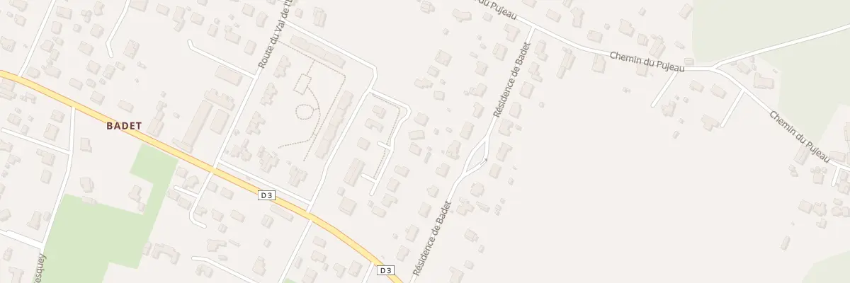 Plan du 7 Rue des Jardins de la Grange à Salles