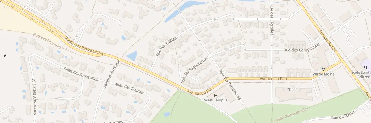 Plan du 14 Rue des Pâquerettes à Cholet