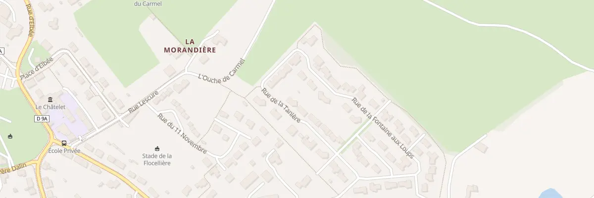 Plan du 10 Rue de la tanière à Sèvremont