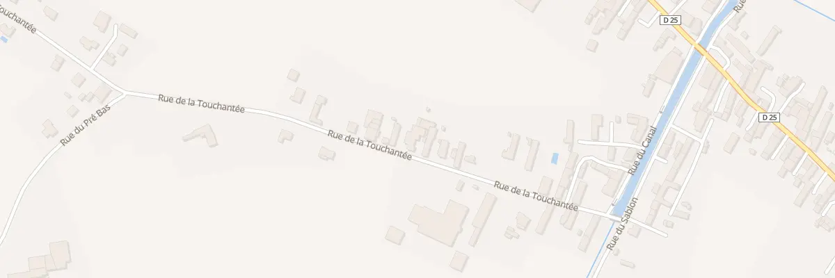 Plan du 22 Rue de la touchantée à Vix