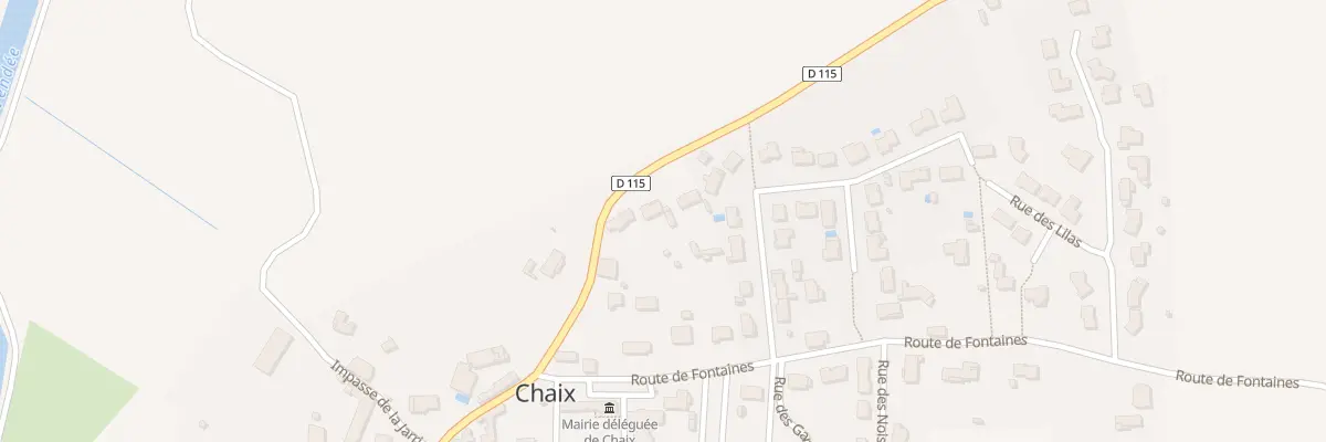 Plan du 34 Rte de Fontenay Le Comte à Auchay-sur-Vendée