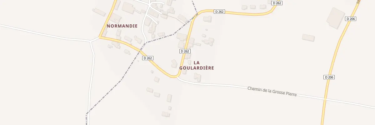 Plan de La Goulardiere à Saint-Cyr-du-Doret