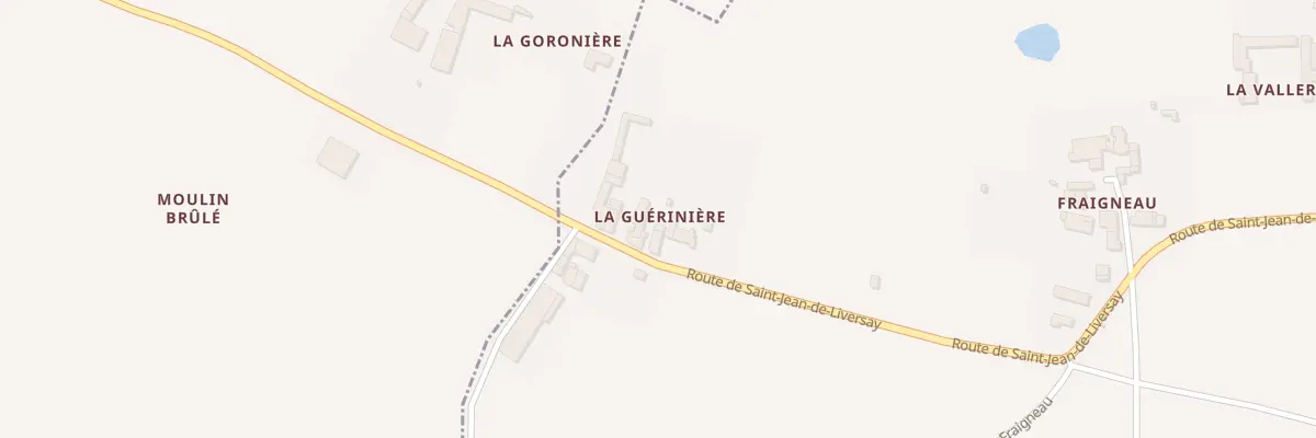 Plan du 5010 La Gueriniere à Saint-Cyr-du-Doret