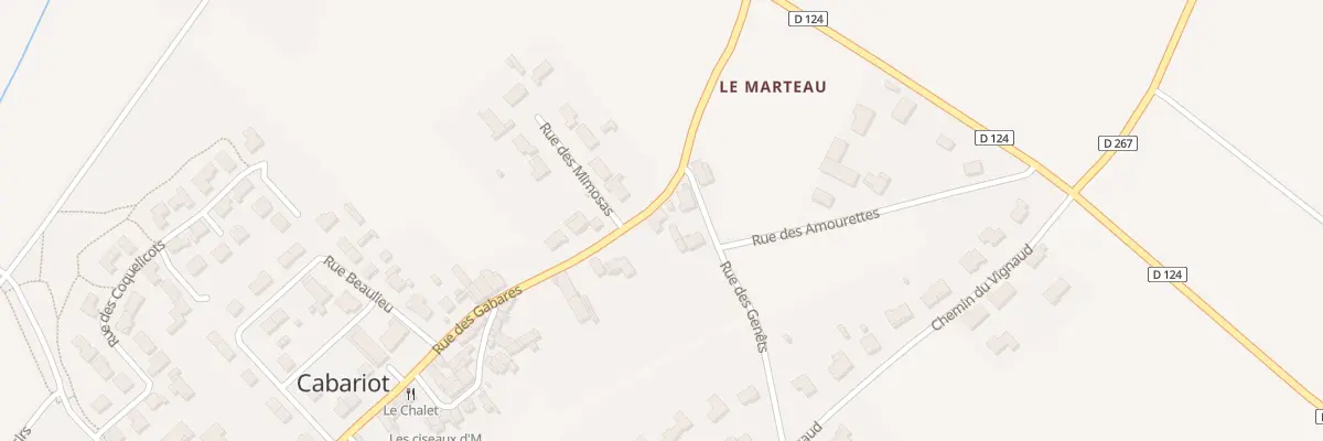 Plan du 12 Rue des Gabares à Cabariot