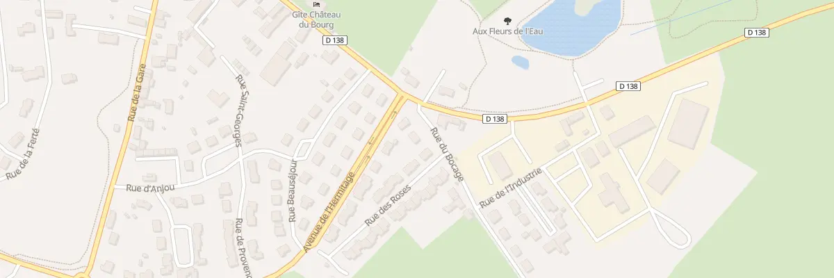 Plan du 1 Rue du Bocage à Saint-Denis-de-Gastines