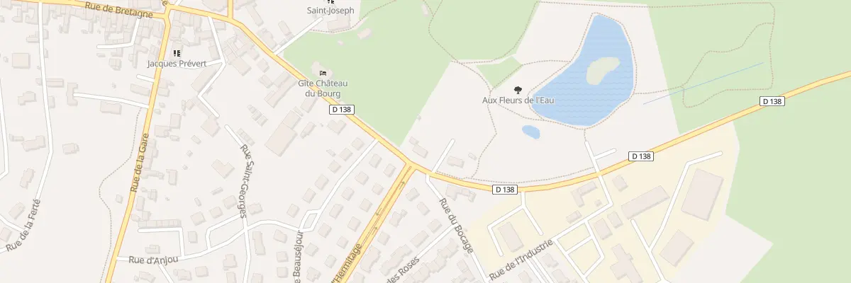 Plan du 10 Rue du Maine à Saint-Denis-de-Gastines