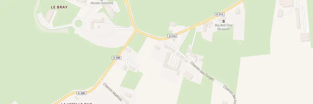 Plan du 6 Che des Forges à Colleville-sur-Mer
