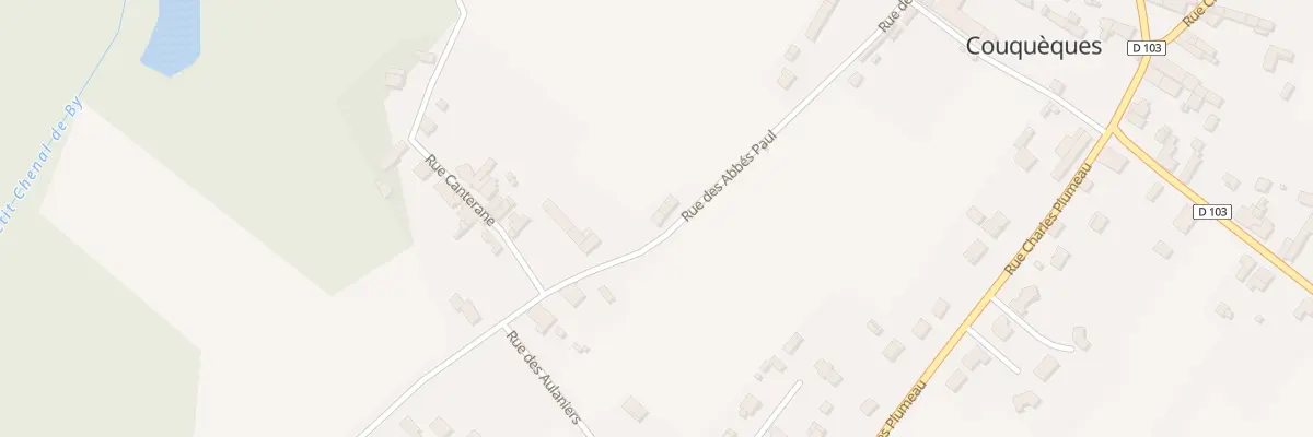 Plan du 23 Rue des Abbes Paul à Couquèques