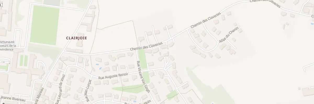 Plan du 18 Che des Claveries (Pommeraye) à Mauges-sur-Loire