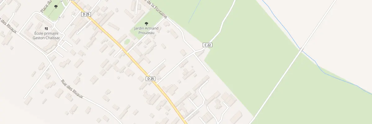 Plan du 13 Rue de la fontaine à Vix