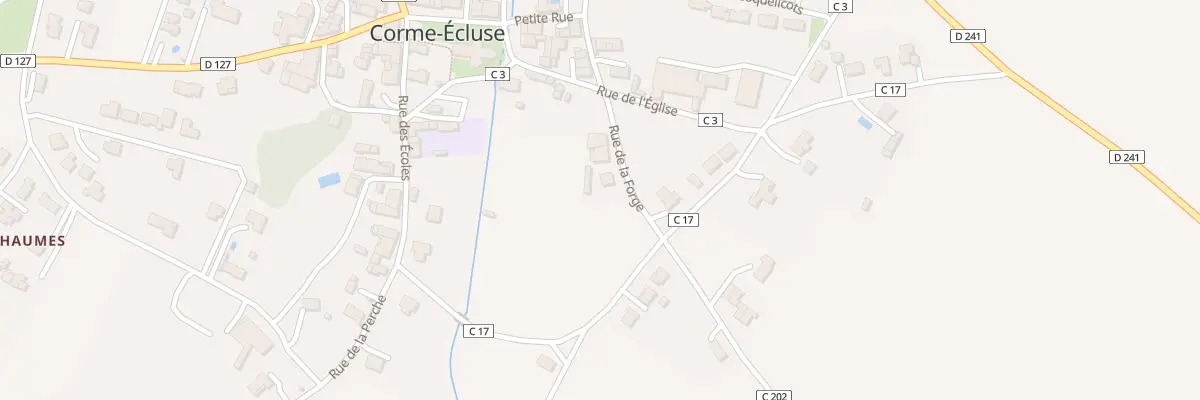 Plan du 8 Rue de la Forge à Corme-Écluse