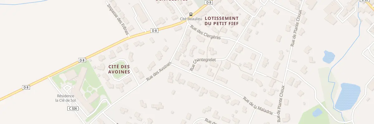 Plan du 1 Rue de la maladrie à Mouilleron-Saint-Germain