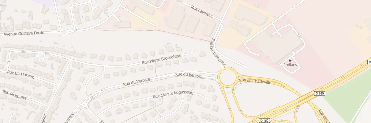 Plan du 60 Rue Pierre Brossolette à Cholet