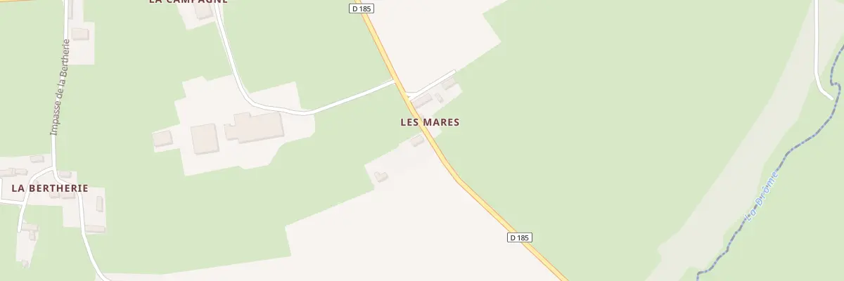 Plan du 5101 Les Mares (Dampierre) à Val de Drôme