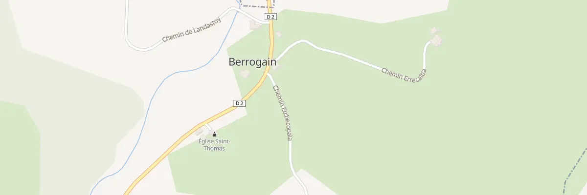 Plan du 3 Che Etchecopaïa à Berrogain-Laruns