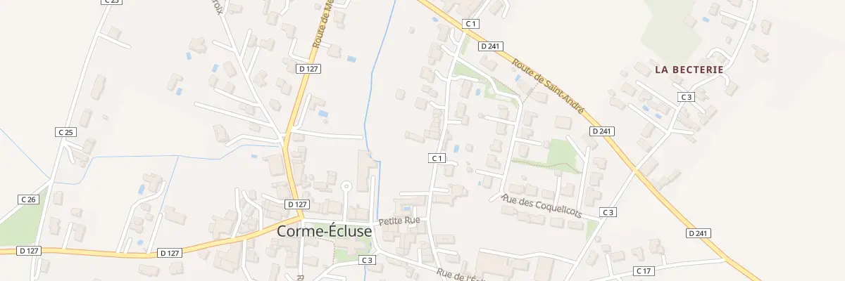 Plan du 11 Rue de Chez Douteau à Corme-Écluse