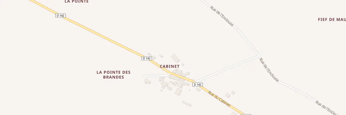 Plan du 16 Rue du Cabinet à Balanzac