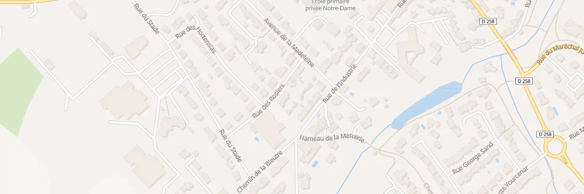 Plan du 9 Rue des Rosiers à La Tessoualle