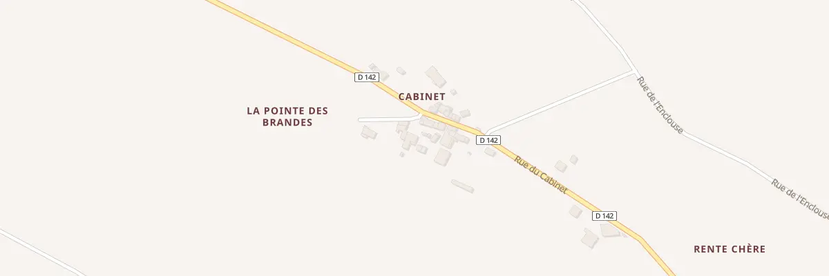 Plan du 23 Rue du Cabinet à Balanzac