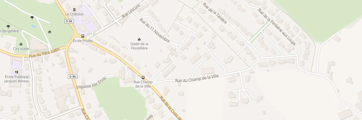 Plan du 6 Rue du onze novembre à Sèvremont