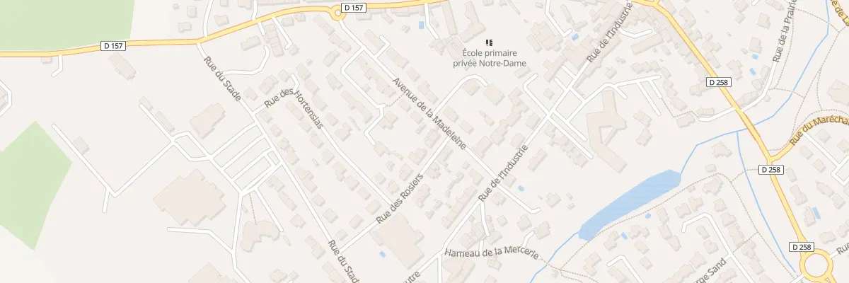 Plan du 4 Rue des Rosiers à La Tessoualle