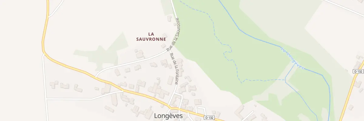 Plan du 12 Rue de la fontaine à Longèves