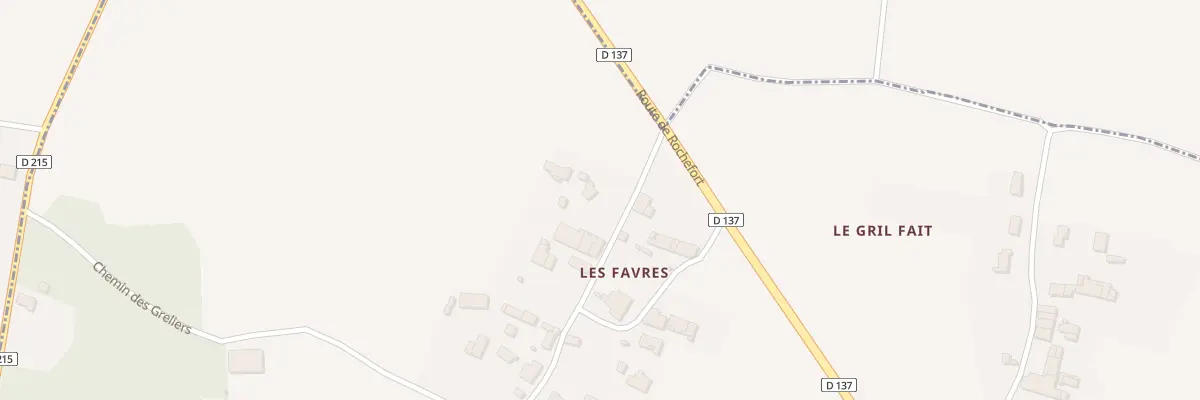 Plan du 2B Rue des Fâvres à Beurlay