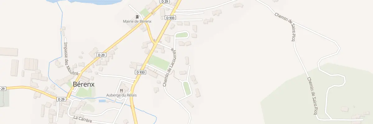 Plan du 4 Imp Goarderes à Bérenx