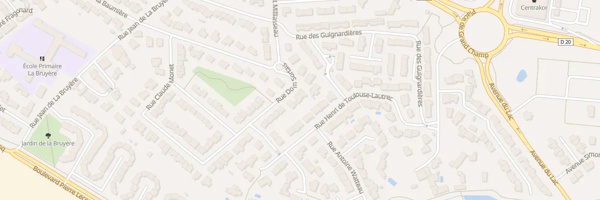 Plan du 5 Rue Dom Sortais à Cholet