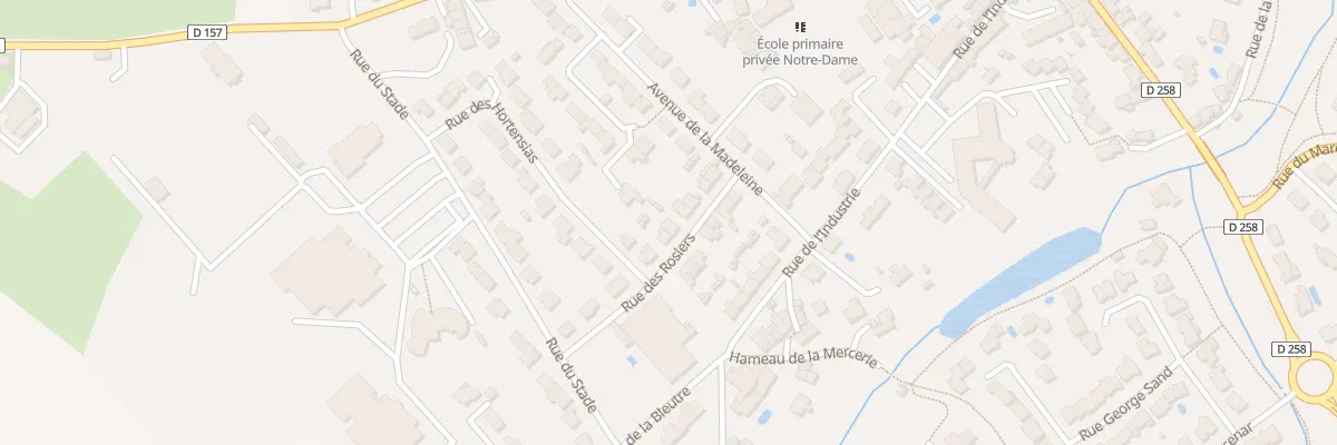 Plan du 10 Rue des Rosiers à La Tessoualle