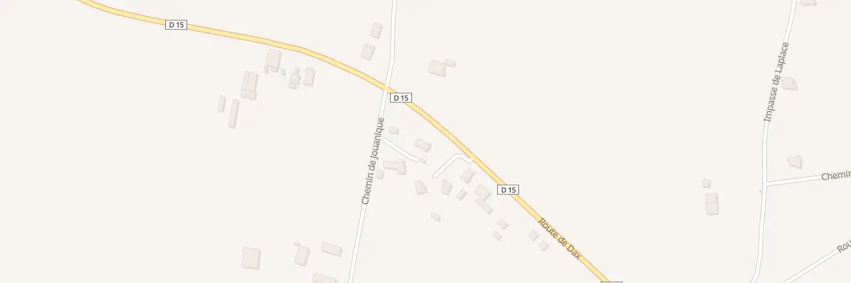 Plan du 920 Che de Jouanique à Pomarez