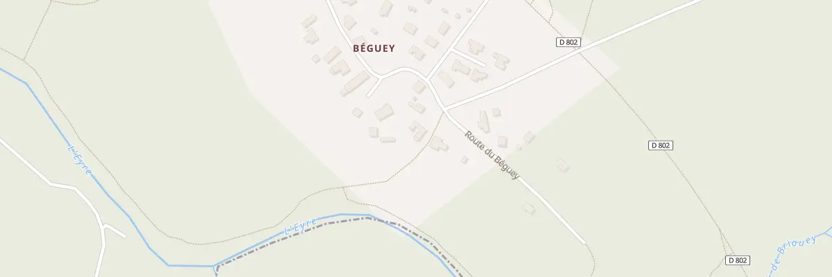 Plan du 63B Rte du Béguey à Salles