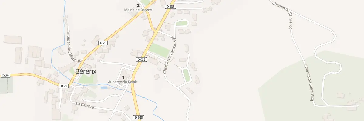 Plan du 9498 Lot au Suzou à Bérenx