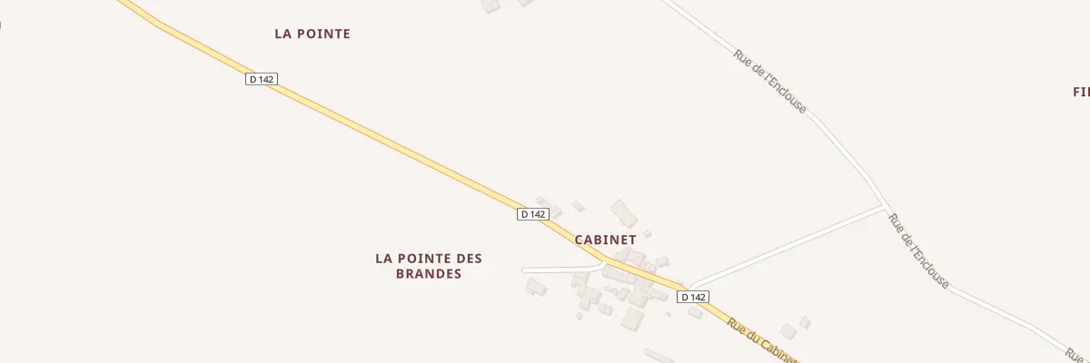Plan du 22 Rue du Cabinet à Balanzac